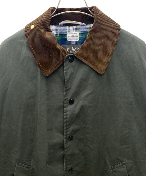 NECESSARY or UNNECESSARY（ネセサリーオアアンネセサリー）NECESSARY or UNNECESSARY (ネセサリーオアアンネセサリー) バーバーコート オリーブ サイズ:Ｌの古着・服飾アイテム