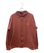 FRED PERRYフレッドペリー）の古着「長袖シャツ」｜ブラウン