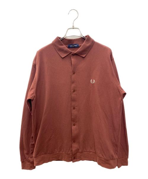 FRED PERRY（フレッドペリー）FRED PERRY (フレッドペリー) 長袖シャツ ブラウン サイズ:Ｌの古着・服飾アイテム