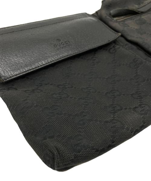 GUCCI（グッチ）GUCCI (グッチ) ウエストポーチ ブラックの古着・服飾アイテム