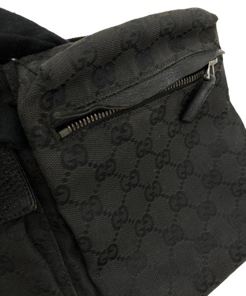 GUCCI（グッチ）GUCCI (グッチ) ウエストポーチ ブラックの古着・服飾アイテム