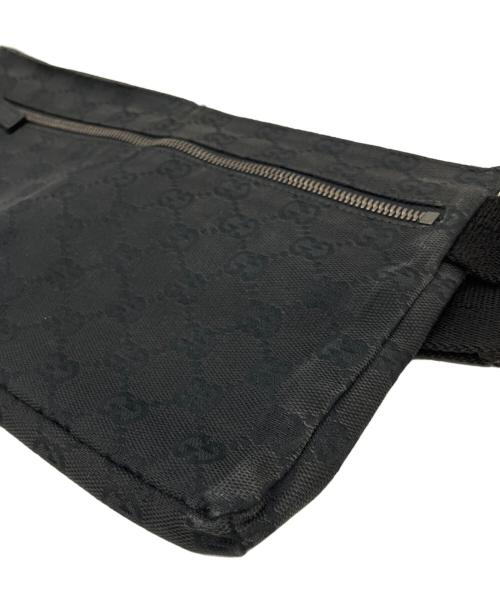 GUCCI（グッチ）GUCCI (グッチ) ウエストポーチ ブラックの古着・服飾アイテム