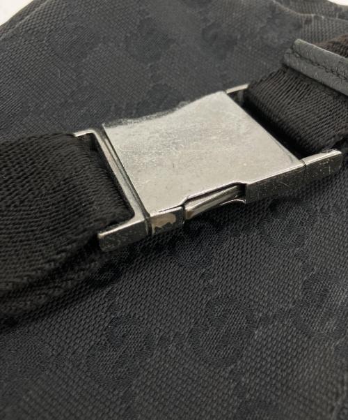 GUCCI（グッチ）GUCCI (グッチ) ウエストポーチ ブラックの古着・服飾アイテム