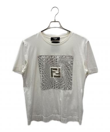 中古・古着通販】FENDI (フェンディ) 半袖Tシャツ ホワイト サイズ:XS