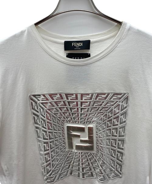 FENDI（フェンディ）FENDI (フェンディ) 半袖Tシャツ ホワイト サイズ:XSの古着・服飾アイテム
