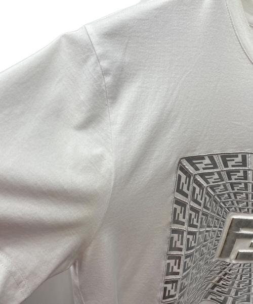 FENDI（フェンディ）FENDI (フェンディ) 半袖Tシャツ ホワイト サイズ:XSの古着・服飾アイテム