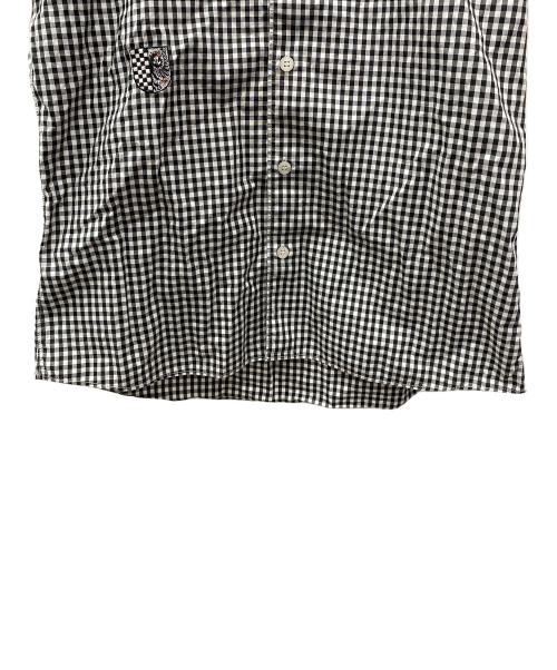 WTAPS（ダブルタップス）WTAPS (ダブルタップス) 半袖シャツ ホワイト×ブラック サイズ:Ｓの古着・服飾アイテム