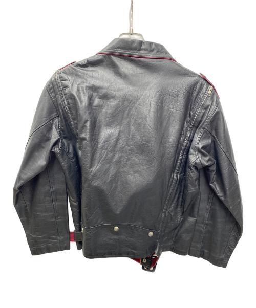 BOMBER（ボンバー）BOMBER (ボンバー) レザージャケット ブラック サイズ:Ｌの古着・服飾アイテム