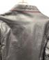 中古・古着 BOMBER (ボンバー) レザージャケット ブラック サイズ:Ｌ：8000円