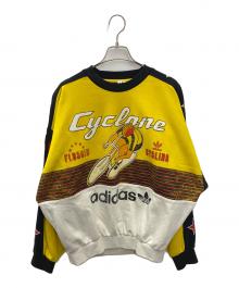 adidas（アディダス）の古着「スウェット」｜イエロー×ブラック