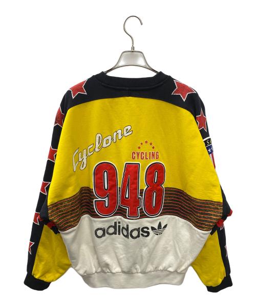 adidas（アディダス）adidas (アディダス) スウェット イエロー×ブラック サイズ:Ｍの古着・服飾アイテム