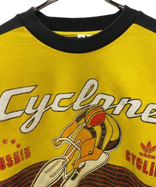 adidas（アディダス）adidas (アディダス) スウェット イエロー×ブラック サイズ:Ｍの古着・服飾アイテム