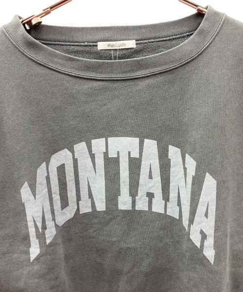 Whim Gazette（ウィムガゼット）Whim Gazette (ウィムガゼット) スウェット グレー サイズ:FREE 未使用品の古着・服飾アイテム