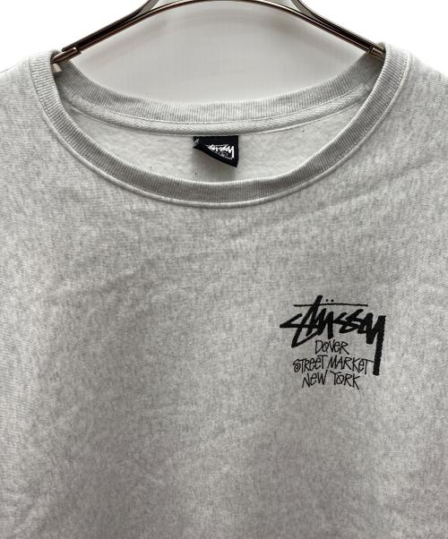 stussy（ステューシー）stussy (ステューシー) スウェット ライトグレー サイズ:Ｌの古着・服飾アイテム