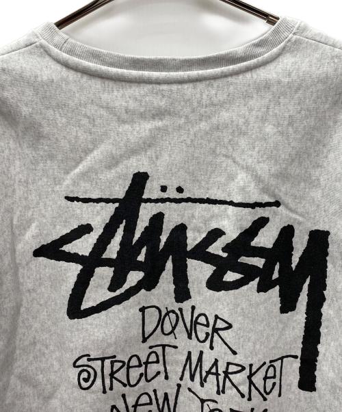stussy（ステューシー）stussy (ステューシー) スウェット ライトグレー サイズ:Ｌの古着・服飾アイテム