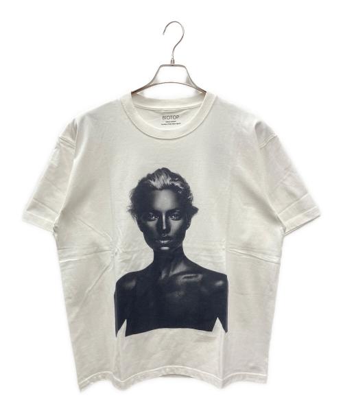 BIOTOP（ビオトープ）BIOTOP (ビオトープ) 半袖カットソー ホワイト サイズ:XL 未使用品の古着・服飾アイテム