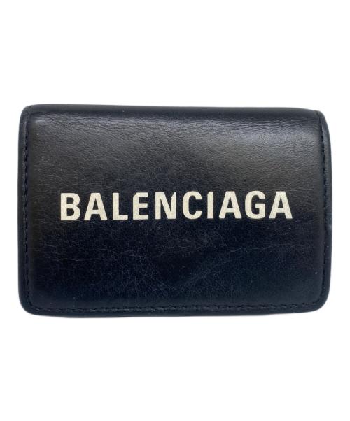 BALENCIAGA（バレンシアガ）BALENCIAGA (バレンシアガ) コンパクトウォレット ブラックの古着・服飾アイテム