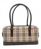 BURBERRYバーバリー）の古着「ハンドバッグ」｜ベージュ