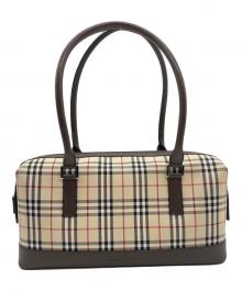 BURBERRY（バーバリー）の古着「ハンドバッグ」｜ベージュ