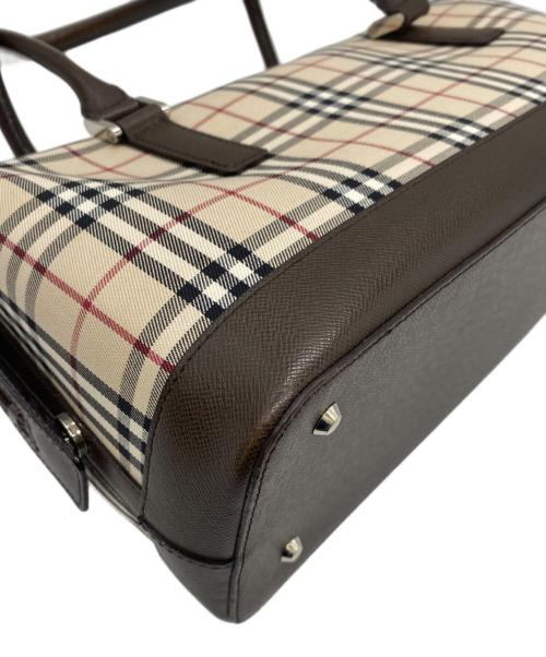 BURBERRY（バーバリー）BURBERRY (バーバリー) ハンドバッグ ベージュの古着・服飾アイテム