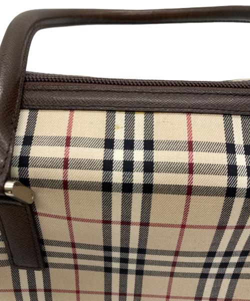BURBERRY（バーバリー）BURBERRY (バーバリー) ハンドバッグ ベージュの古着・服飾アイテム