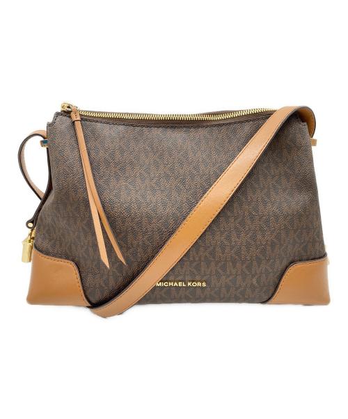 MICHAEL KORS（マイケル・コース）MICHAEL KORS (マイケル・コース) ショルダーバッグ ブラウンの古着・服飾アイテム