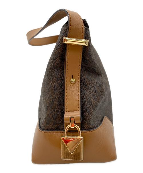 MICHAEL KORS（マイケル・コース）MICHAEL KORS (マイケル・コース) ショルダーバッグ ブラウンの古着・服飾アイテム