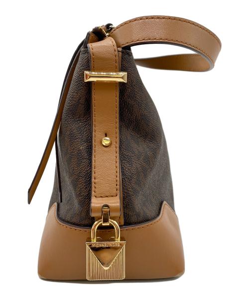 MICHAEL KORS（マイケル・コース）MICHAEL KORS (マイケル・コース) ショルダーバッグ ブラウンの古着・服飾アイテム