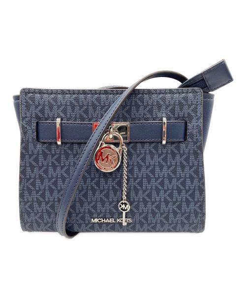 MICHAEL KORS（マイケル・コース）MICHAEL KORS (マイケル・コース) ショルダーバッグ ネイビーの古着・服飾アイテム