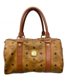MCM（エムシーエム）の古着「ミニボストンバッグ」｜ブラウン