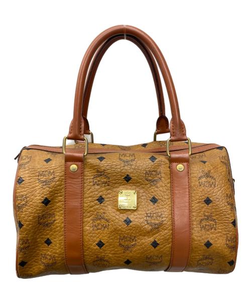 MCM（エムシーエム）MCM (エムシーエム) ミニボストンバッグ ブラウンの古着・服飾アイテム