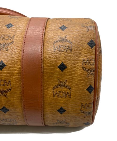 MCM（エムシーエム）MCM (エムシーエム) ミニボストンバッグ ブラウンの古着・服飾アイテム