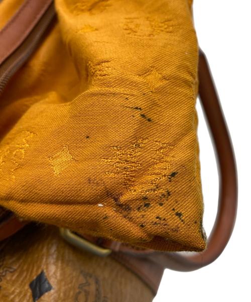 MCM（エムシーエム）MCM (エムシーエム) ミニボストンバッグ ブラウンの古着・服飾アイテム