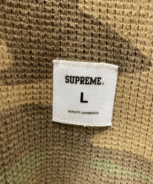 SUPREME（シュプリーム）Supreme (シュプリーム) サーマルパーカー グレー×オリーブ サイズ:Lの古着・服飾アイテム