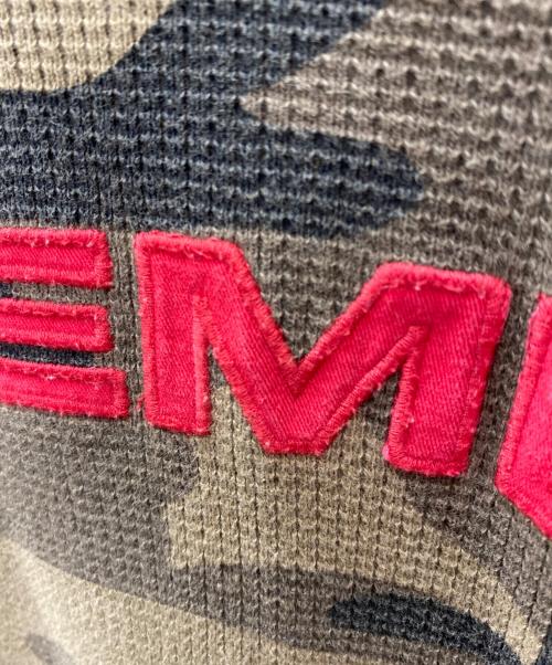SUPREME（シュプリーム）Supreme (シュプリーム) サーマルパーカー グレー×オリーブ サイズ:Lの古着・服飾アイテム