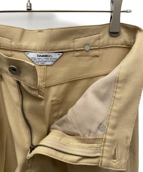 DAIRIKU（ダイリク）DAIRIKU (ダイリク) ペインターパンツ ベージュ サイズ:SIZE Sの古着・服飾アイテム