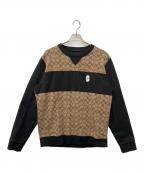 COACHコーチ）の古着「スウェット」｜ブラウン×ブラック