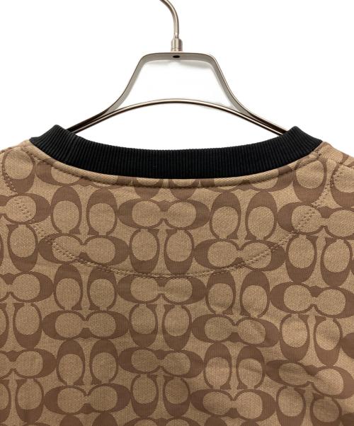 COACH（コーチ）COACH (コーチ) スウェット ブラウン×ブラック サイズ:Lの古着・服飾アイテム