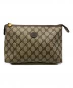 GUCCIグッチ）の古着「セカンドバッグ」｜ブラウン