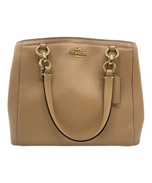 COACH（コーチ）COACH (コーチ) 2WAYバッグ ピンクベージュの古着・服飾アイテム