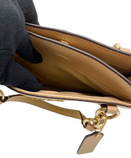 COACH（コーチ）COACH (コーチ) 2WAYバッグ ピンクベージュの古着・服飾アイテム