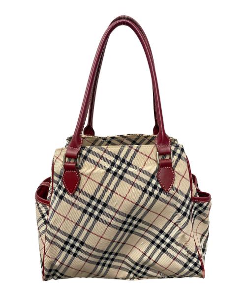 BURBERRY BLUE LABEL（バーバリー ブルー レーベル）BURBERRY BLUE LABEL (バーバリー ブルー レーベル) ハンドバッグ ベージュの古着・服飾アイテム