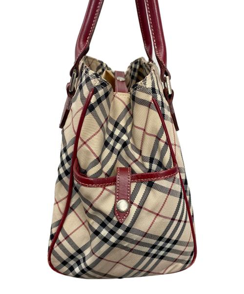 BURBERRY BLUE LABEL（バーバリー ブルー レーベル）BURBERRY BLUE LABEL (バーバリー ブルー レーベル) ハンドバッグ ベージュの古着・服飾アイテム