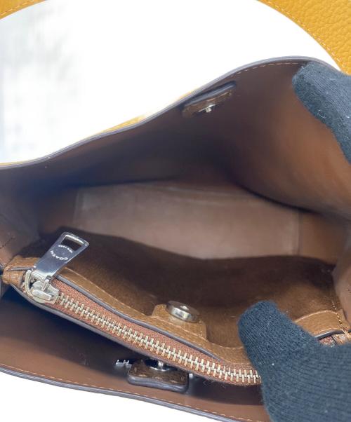 COACH（コーチ）COACH (コーチ) 2WAYショルダーバッグ イエローの古着・服飾アイテム