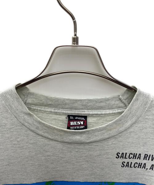 FRUIT OF THE LOOM（フルーツオブザルーム）FRUIT OF THE LOOM (フルーツオブザルーム) 半袖カットソー ライトグレー サイズ:XLの古着・服飾アイテム