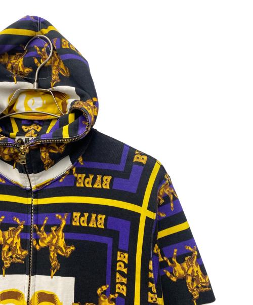 A BATHING APE（ア ベイシング エイプ）A BATHING APE (ア ベイシング エイプ) ジップパーカー ブラック サイズ:Sの古着・服飾アイテム