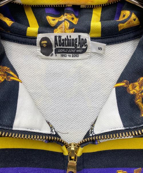 A BATHING APE（ア ベイシング エイプ）A BATHING APE (ア ベイシング エイプ) ジップパーカー ブラック サイズ:Sの古着・服飾アイテム