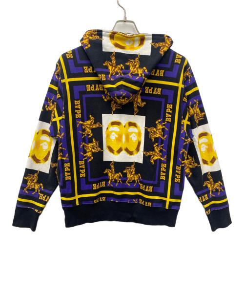 A BATHING APE（ア ベイシング エイプ）A BATHING APE (ア ベイシング エイプ) ジップパーカー ブラック サイズ:Sの古着・服飾アイテム