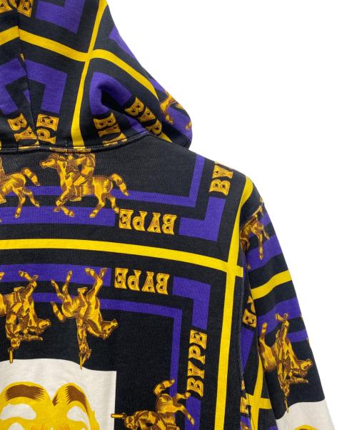 A BATHING APE（ア ベイシング エイプ）A BATHING APE (ア ベイシング エイプ) ジップパーカー ブラック サイズ:Sの古着・服飾アイテム