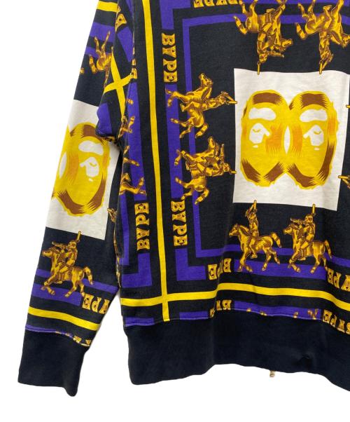 A BATHING APE（ア ベイシング エイプ）A BATHING APE (ア ベイシング エイプ) ジップパーカー ブラック サイズ:Sの古着・服飾アイテム